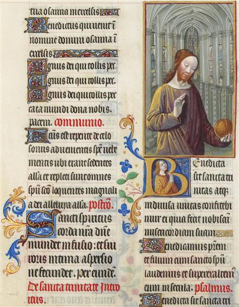 Christ Blessing the World - Limbourg brothers