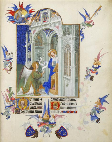 The Annunciation - Limbourg brothers