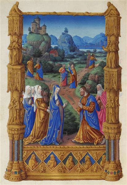 The Apostles Going Forth to Preach - Irmãos Limbourg