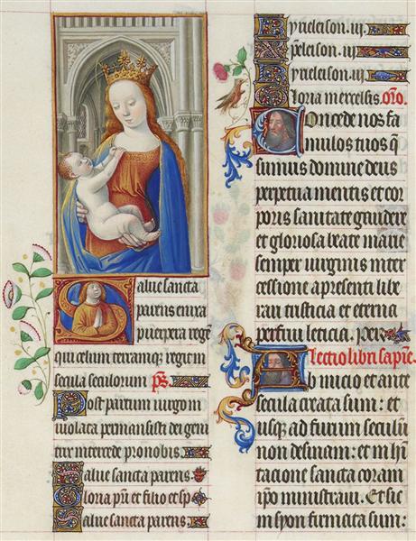 The Madonna and the Child - Hermanos Limbourg