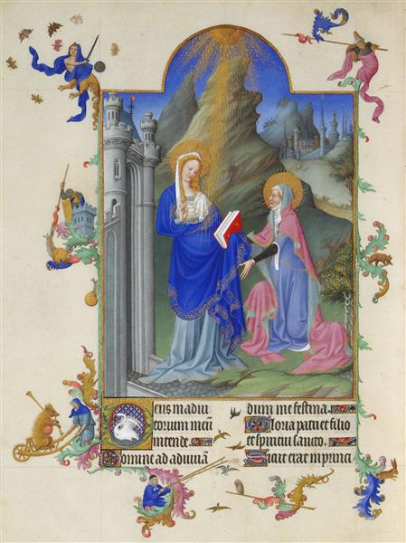 The Visitation - Limbourg brothers