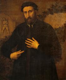 Portrait of a 37 years old  man - Lorenzo Lotto