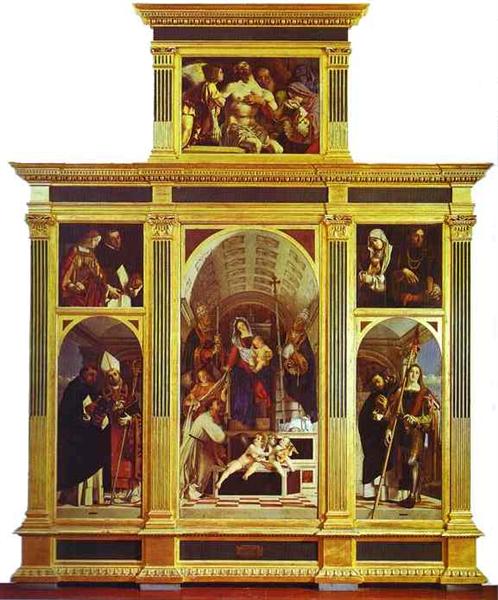 St. Dominic Polyptych, c.1506 - Лоренцо Лотто
