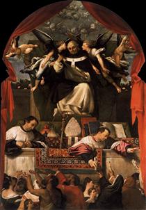 A Caridade de Santo Antônio - Lorenzo Lotto