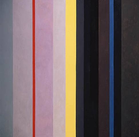 Dichotomic Organization: Stripes, 1959 - Lorser Feitelson