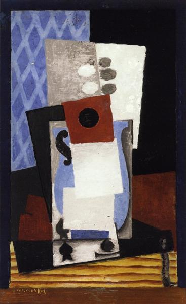 Jug and Card, 1919 - Louis Marcoussis