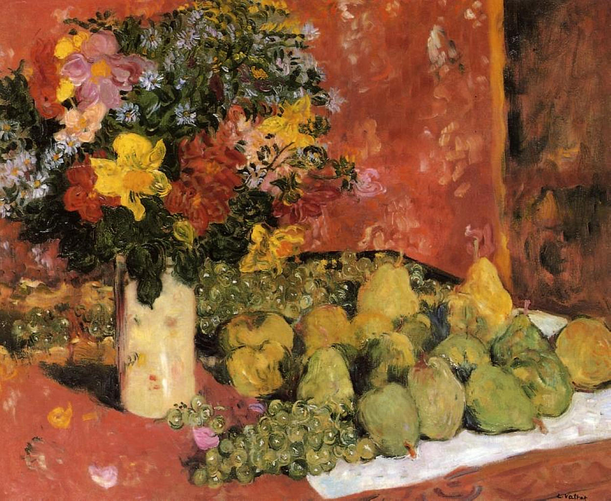 Flowers and Fruit, 1899 - Louis Valtat - 0