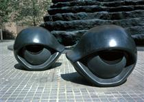 Скамейки в форме глаз I - Луиза Буржуа