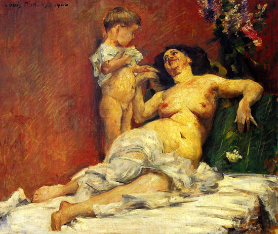 Mother And Son Porn Art - Mother and Child, 1906 - Lovis Corinth - WikiArt.org