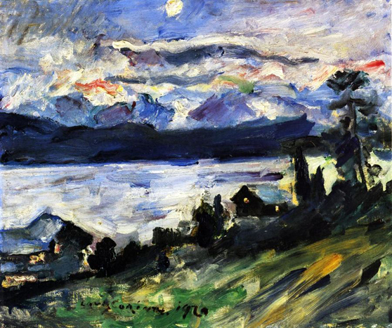 The Walchensee on Saint John's Eve, 1920 - Ловіс Корінт