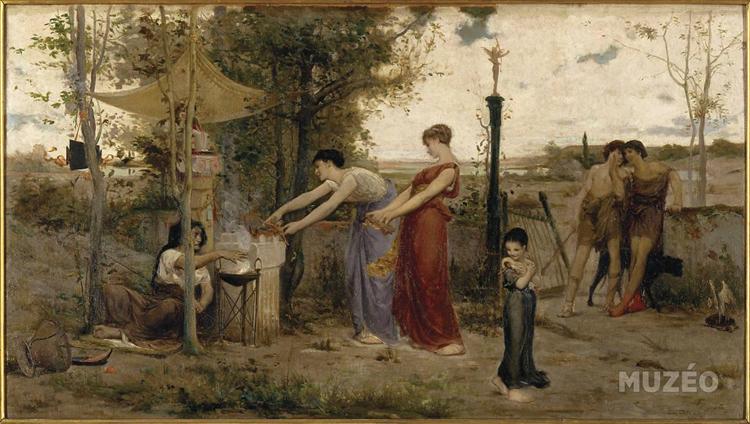 Sacrificing Dolls, 1871 - Luc-Olivier Merson