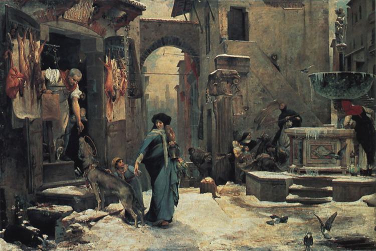 The Wolf of Agubbio, 1877 - Luc-Olivier Merson