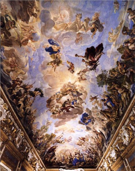 Decorative Ceiling (Palazzo Medici Riccardi), 1686 - Luca Giordano