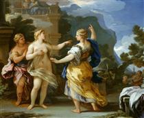 Venus Punishing Psyche with a Task - Luca Giordano