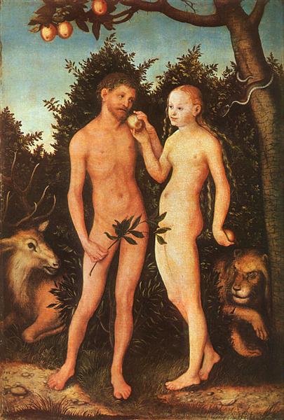 Adam and Eve, 1531 - Лукас Кранах Старший