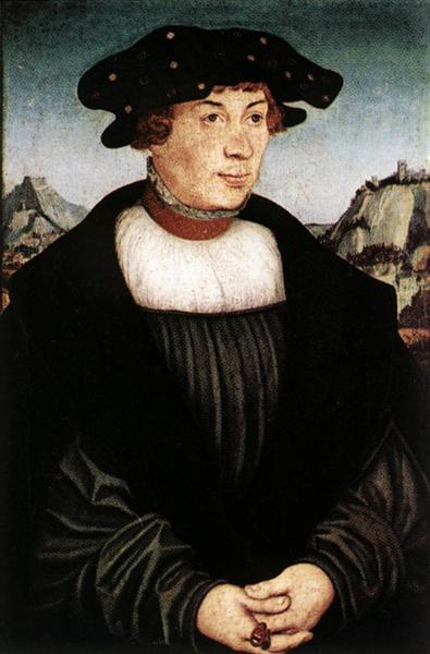 Portrait of Hans Melber, 1526 - Лукас Кранах Старший