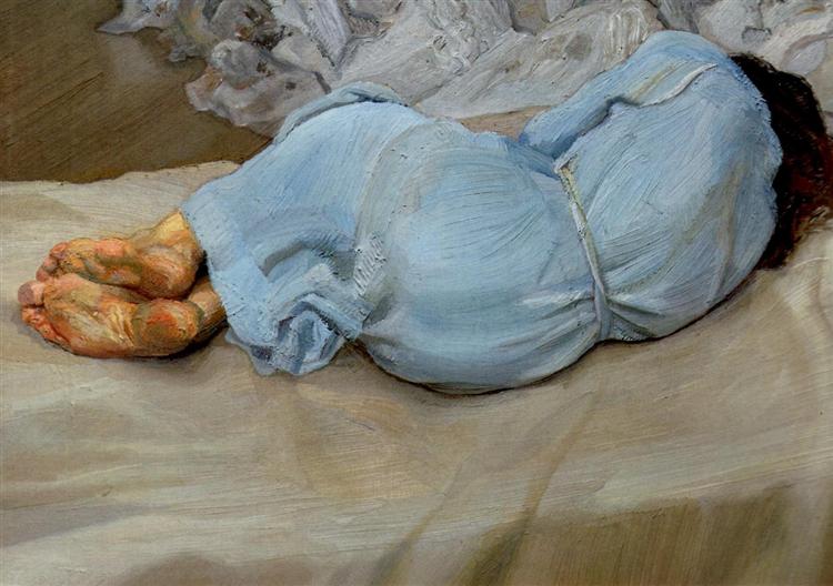 Annabel Dormindo, 1987 - 1988 - Lucian Freud