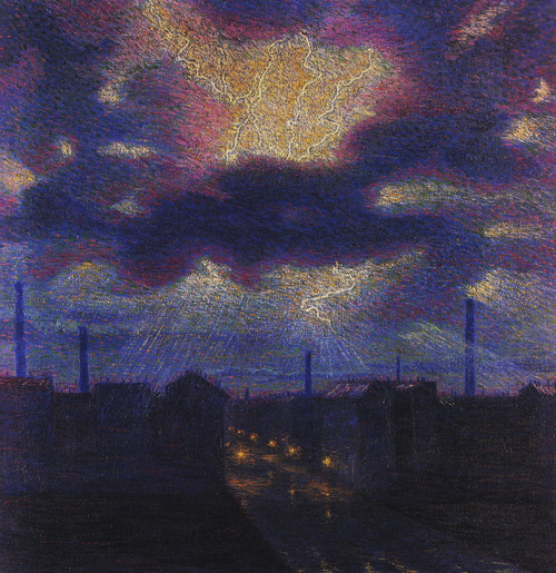I lampi, 1910 - Луиджи Руссоло