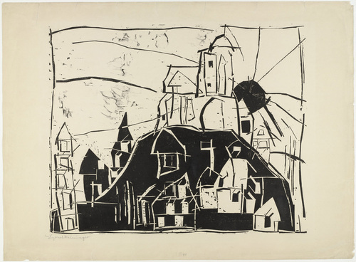 City on the Mountain (Stadt auf dem Berge), 1918 - Lyonel Feininger