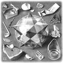 Contrast (Order and Chaos) - M.C. Escher