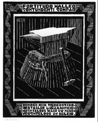 Emblemata - Anvil, 1931 - M. C. Escher
