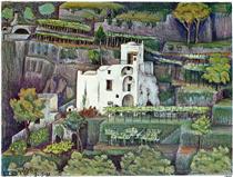 Farmhouse, Ravello colour - M.C. Escher