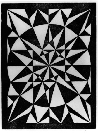 Flor de Pascua - Beautiful, 1921 - M.C. Escher