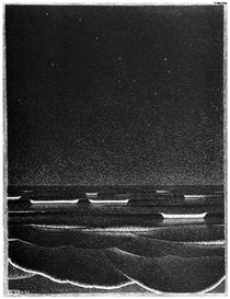 Fluorescent Sea - M. C. Escher