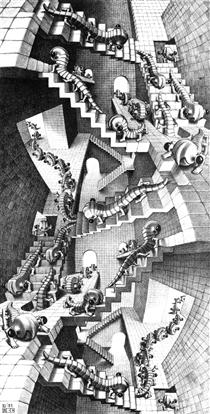 House of Stairs - Maurits Cornelis Escher