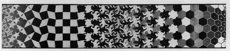 Metamorphosis III excerpt 2, 1967 - 1968 - M.C. Escher