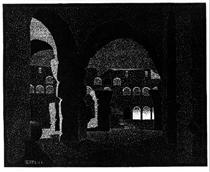 Nocturnal Rome, Colosseum - M.C. Escher