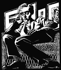 Self Portrait in a Chair - M.C. Escher
