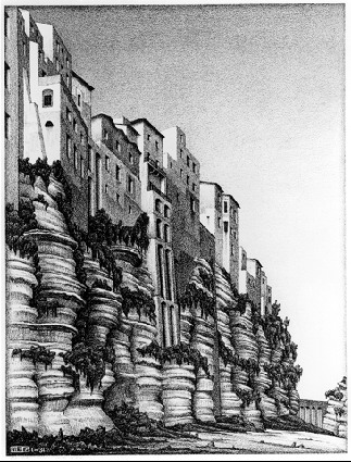 Tropea, Calabria, 1931 - M.C. Escher
