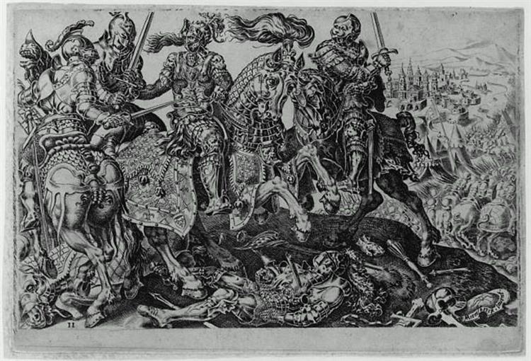 Завоювання Тунісу (перемога Карла V), c.1555 - Мартен ван Гемскерк