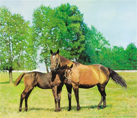 Horses, 1967 - Malcolm Morley