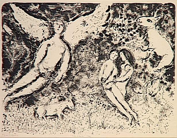 Darkness and Light (biblical symbols), 1972 - Marc Chagall