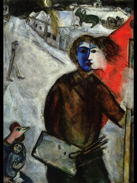 Hour between Wolf and Dog (Betwenn Darkness and Light), 1938 - 1943 - Marc Chagall