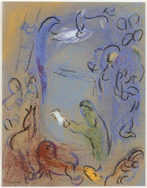 Ноев ковчег, c.1963 - Марк Шагал