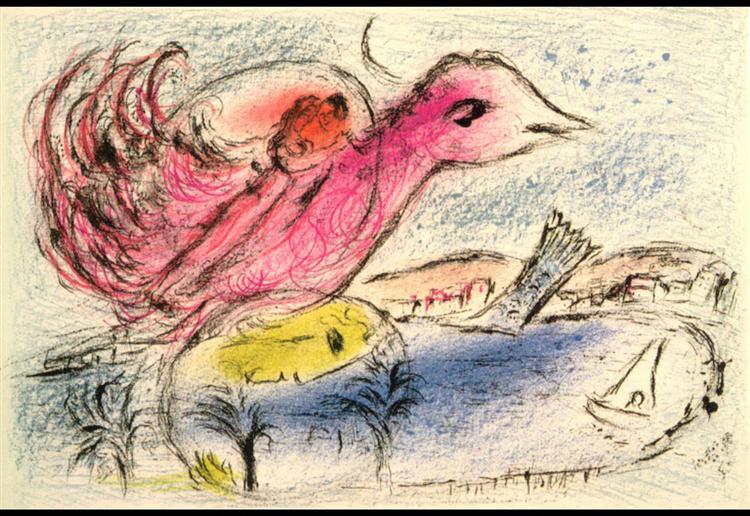The bay, 1962 - Marc Chagall