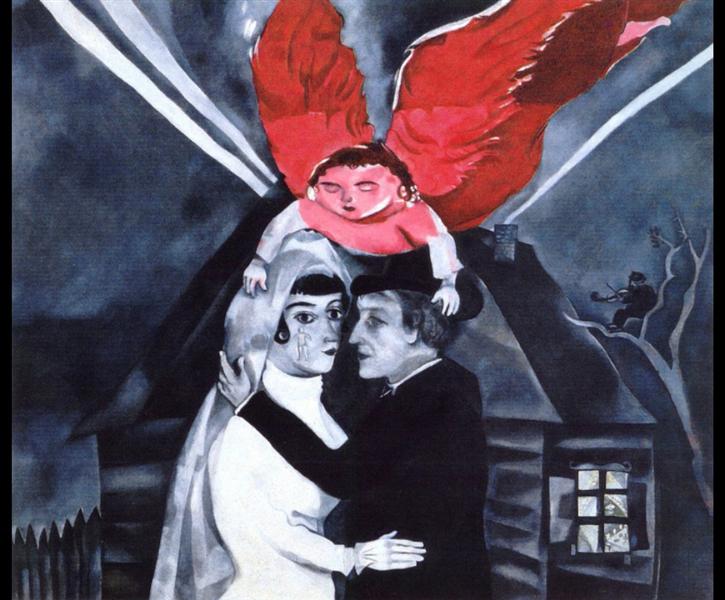Wedding, 1918 - Marc Chagall