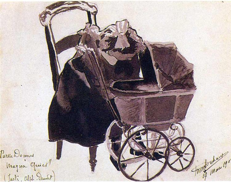 Parva Domus, Magna Quies, 1902 - Marcel Duchamp