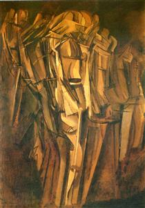 Jeune homme triste dans un train - Marcel Duchamp