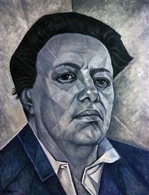 Portrait of Diego Rivera - Marevna Vorobev-Stebelska