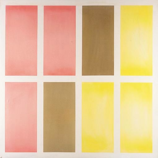 Untitled (Red, Brown and Yellow) - Mark Lancaster