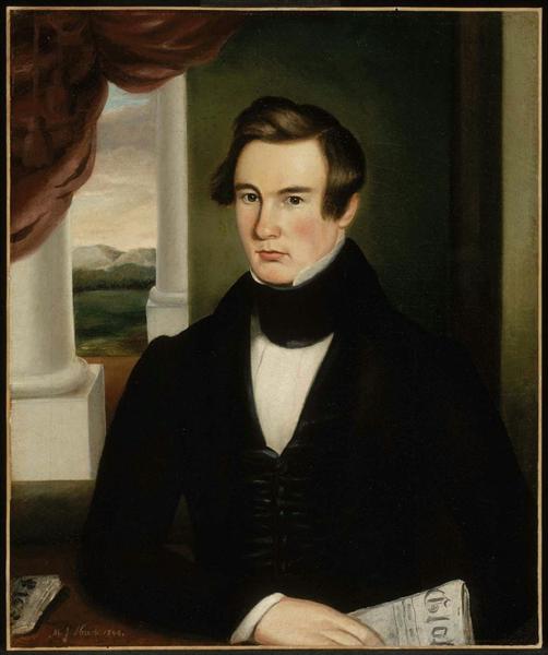 Portrait of a Man, 1840 - Martin Johnson Heade