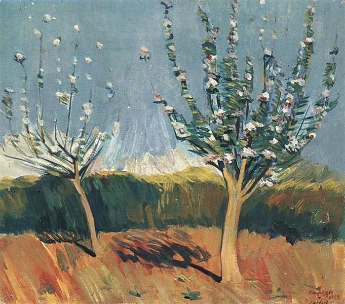 Apple trees in blossom, 1912 - Martiros Sarian