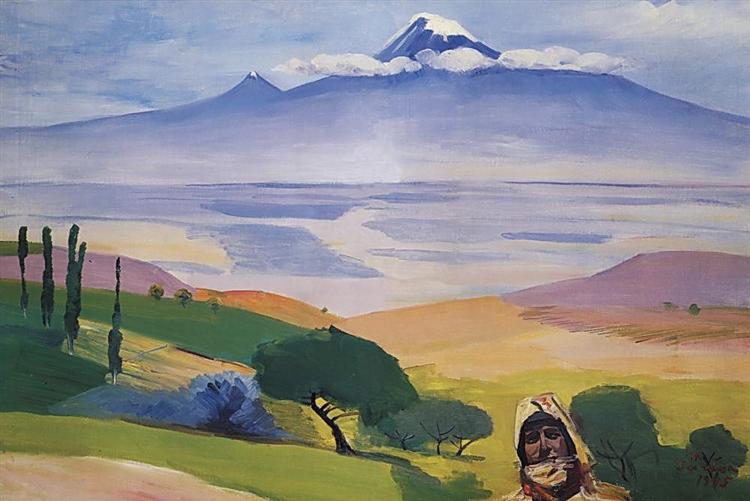 Ararat valley, 1945 - 马尔季罗斯·萨良