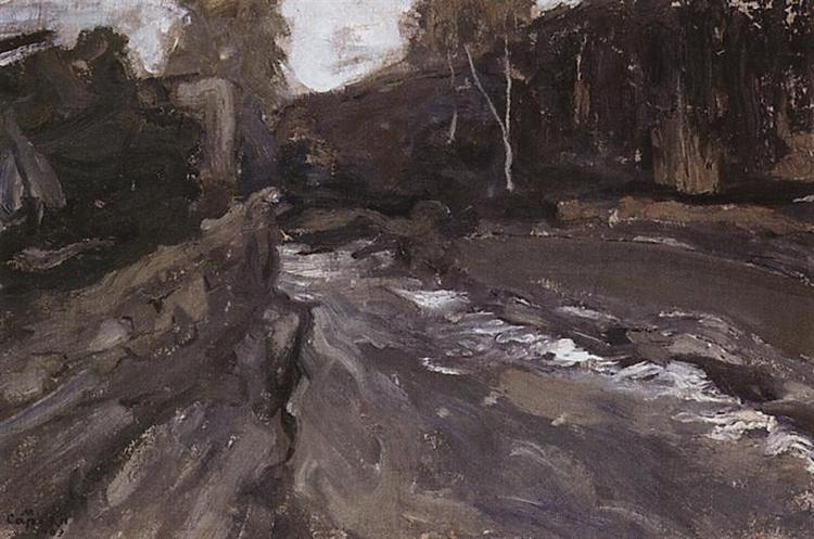 Hrazdan River, 1903 - Martiros Sarian