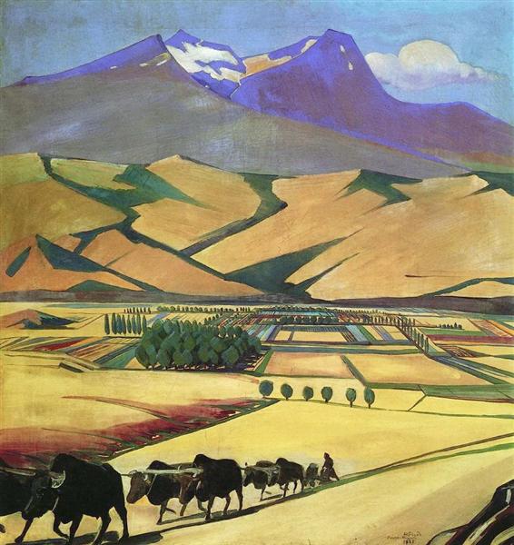 Mount Aragats, 1925 - Martiros Sarjan