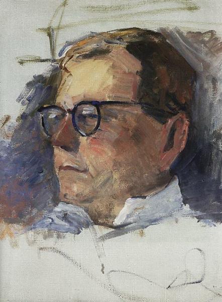 Portrait of Dmitri Shostakovich, 1963 - Martiros Sarjan